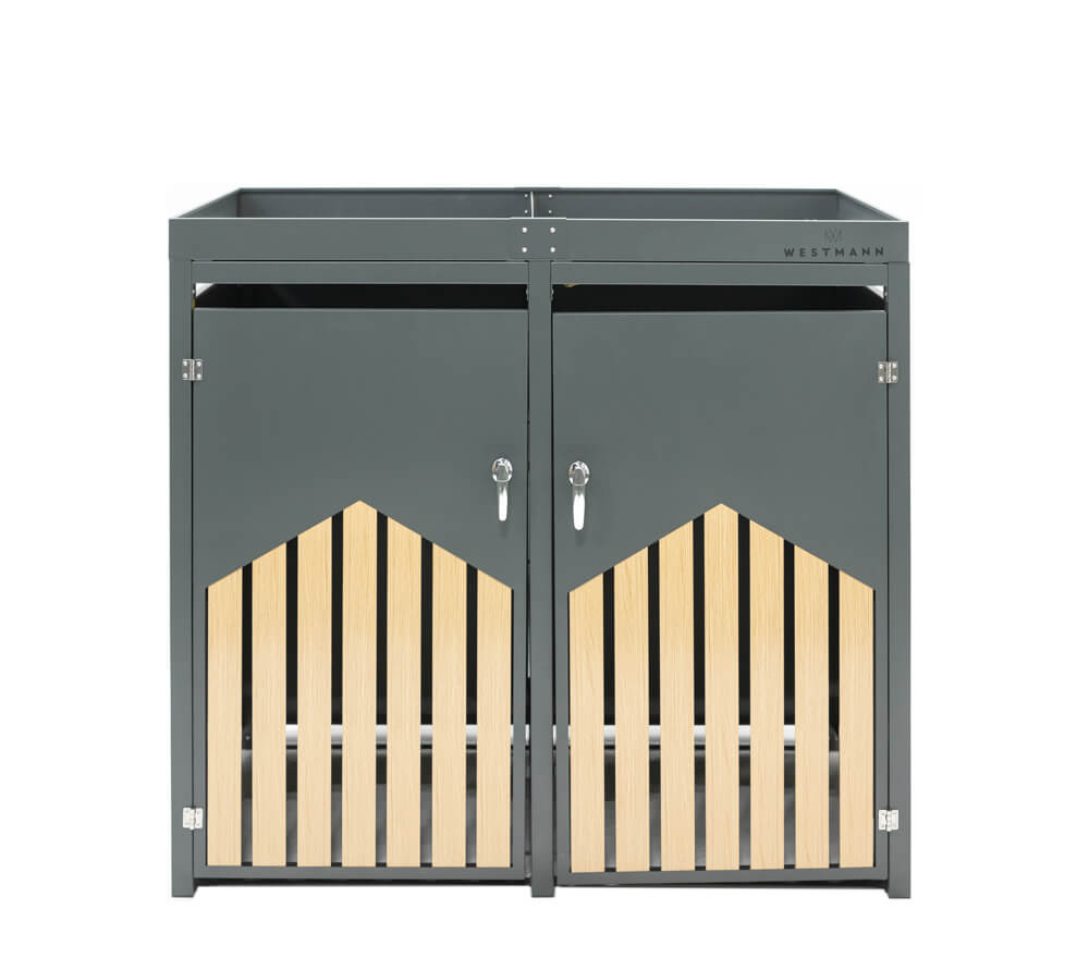 Container ombouw - 2 containers - 2x 240 L - plantenbakken