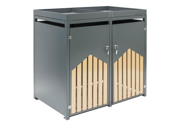 Container ombouw - 2 containers - 2x 240 L - plantenbakken
