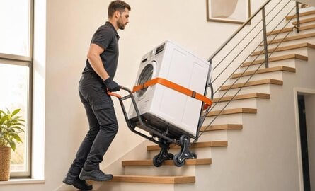 Traploper steekwagen: zware lasten veilig de trap op
