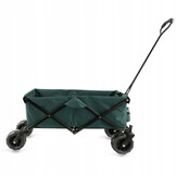 Bolderkar - opvouwbaar - 114x51x48 cm - tot 80 kg - groen zwart