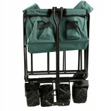 Bolderkar - opvouwbaar - 114x51x48 cm - tot 80 kg - groen zwart