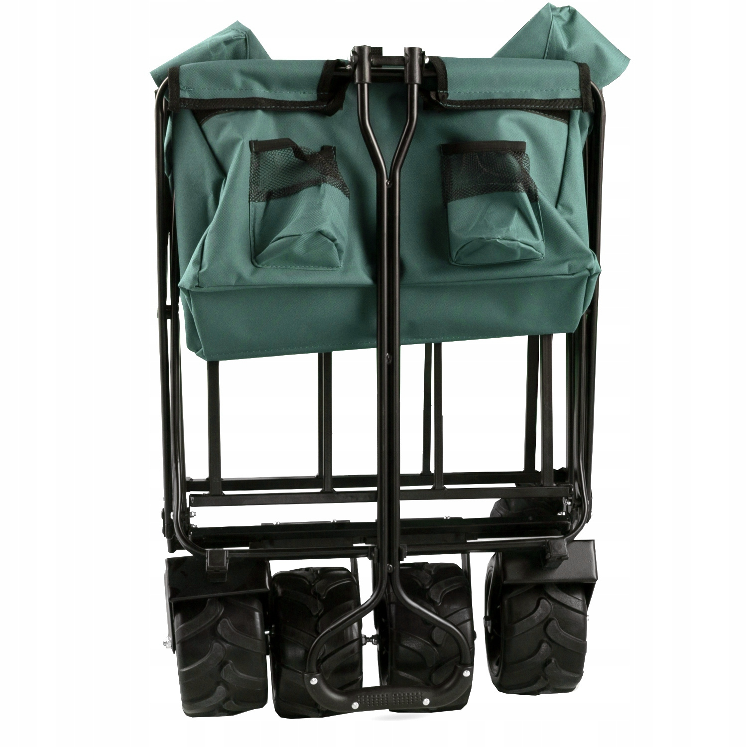 Bolderkar - opvouwbaar - 114x51x48 cm - tot 80 kg - groen zwart