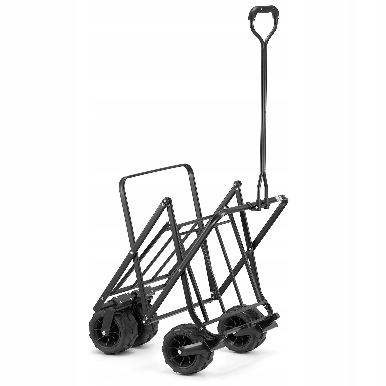 Bolderkar - opvouwbaar - 114x51x48 cm - tot 80 kg - groen zwart