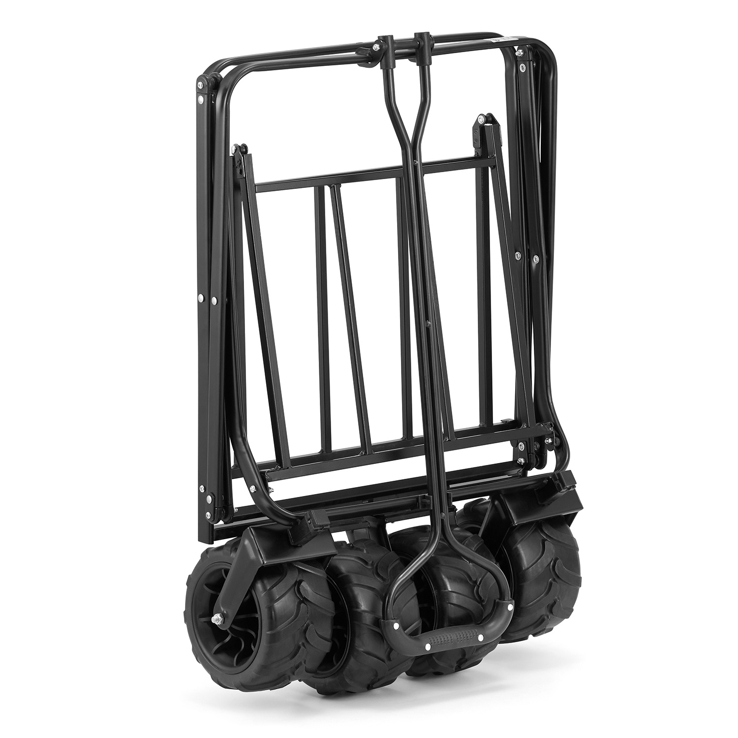 Bolderkar - opvouwbaar - 114x51x48 cm - tot 80 kg - groen zwart