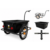 Fietskar - Fietsaanhanger - tot 50 kg - afneembare transportbox