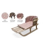 Kussen voor op de slee - comfortabel & waterdicht - beige