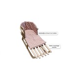 Kussen voor op de slee - comfortabel & waterdicht - beige