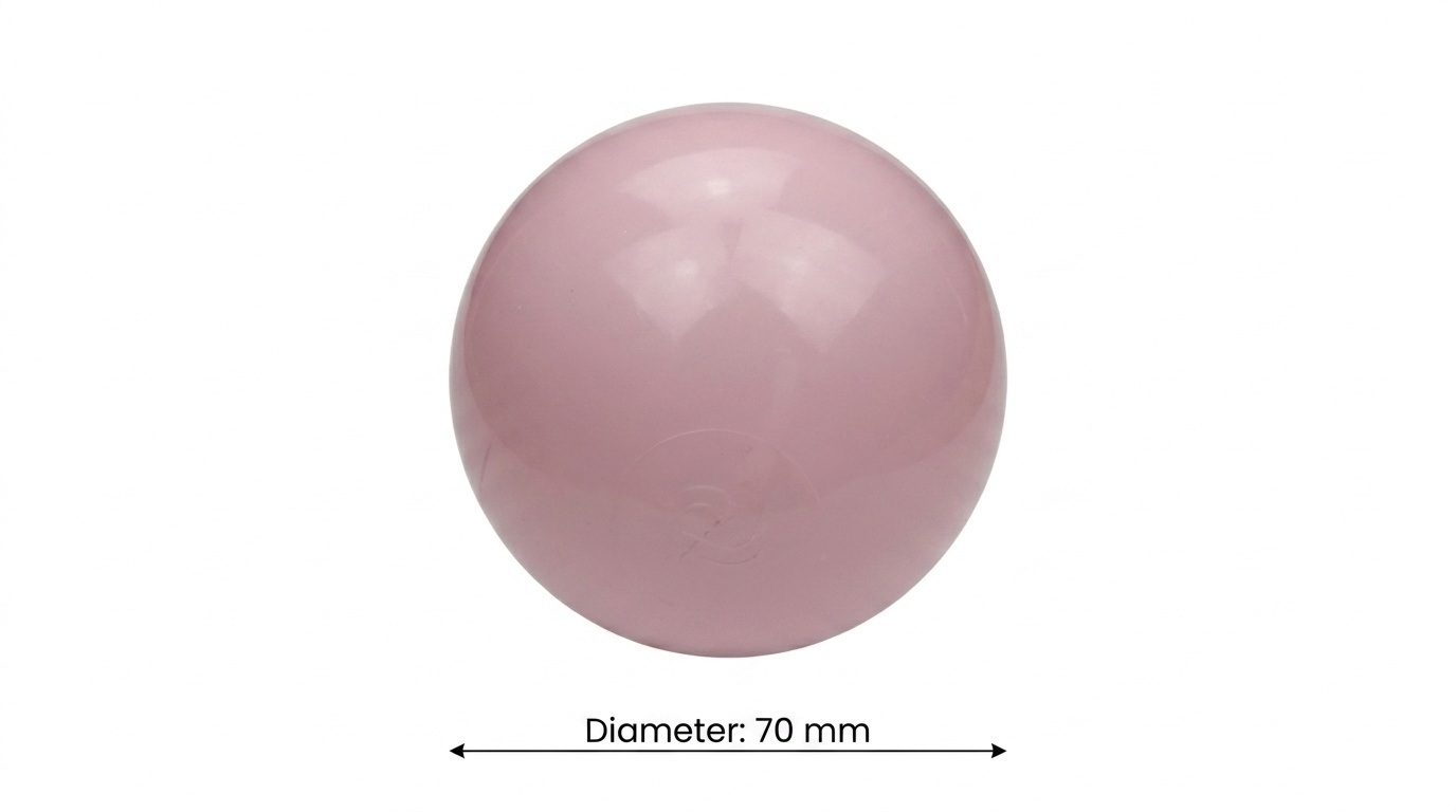 Ballenbak ballen licht roze (70mm) 300 stuks
