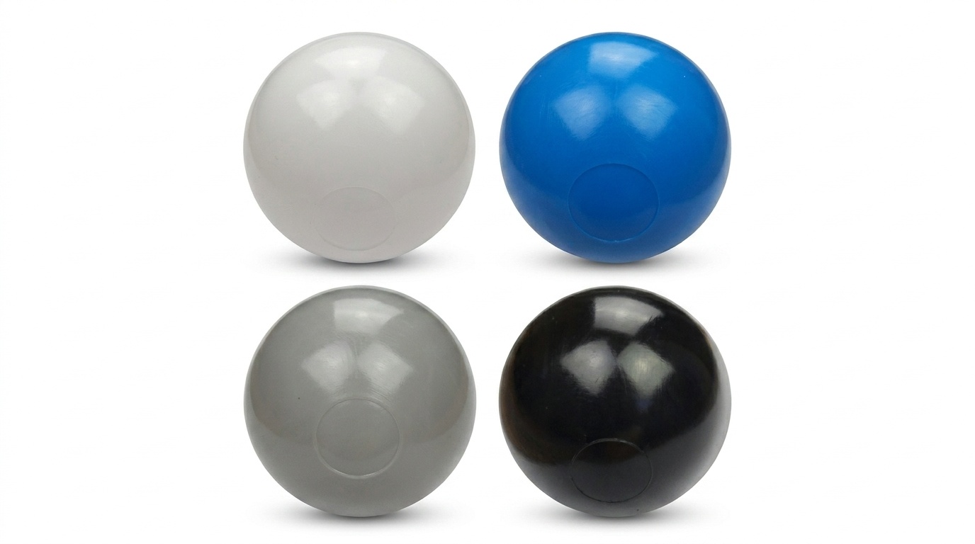 Ballenbak ballen 300 stuks 7cm, wit, blauw, grijs, zwart