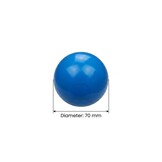 Ballenbak ballen 300 stuks 7cm, wit, blauw, grijs, zwart
