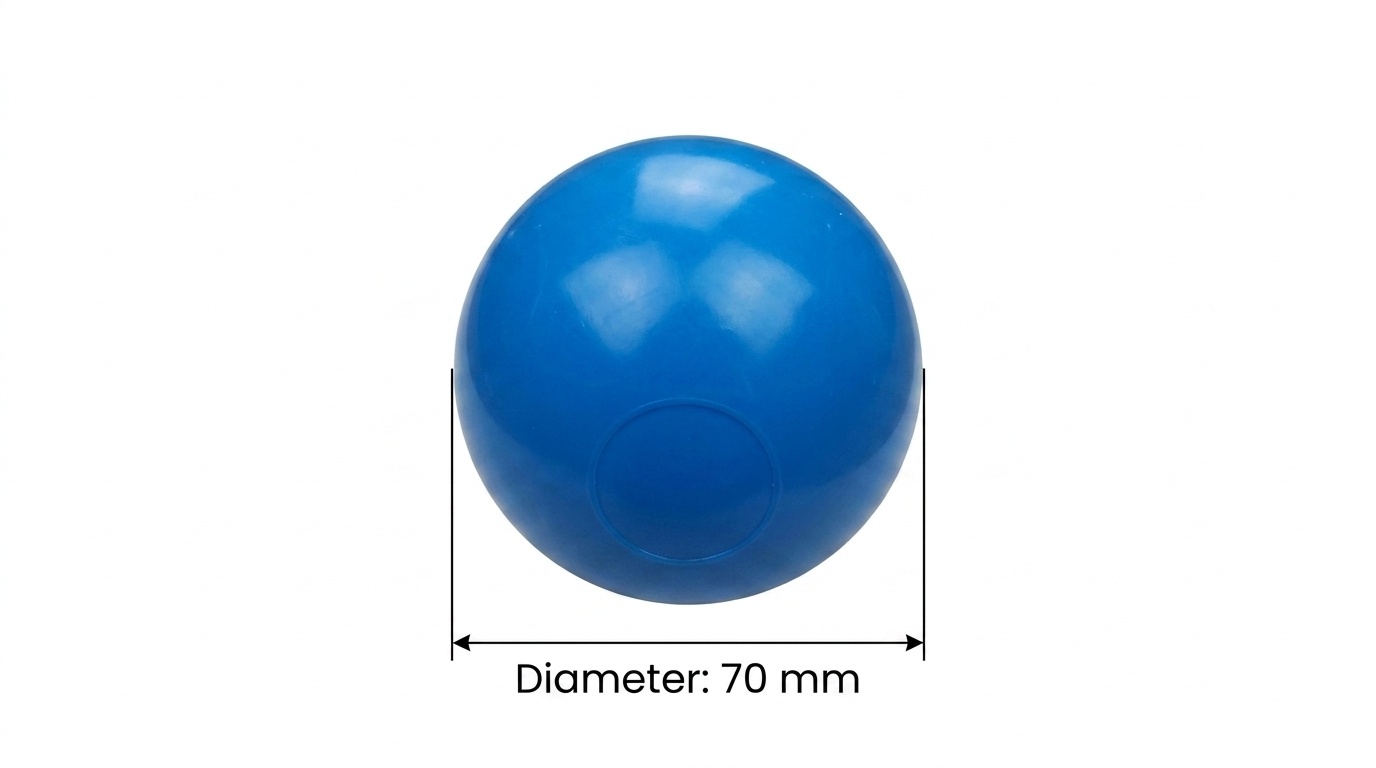 Ballenbak ballen 300 stuks 7cm, wit, blauw, grijs, zwart