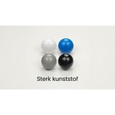 Ballenbak ballen 300 stuks 7cm, wit, blauw, grijs, zwart