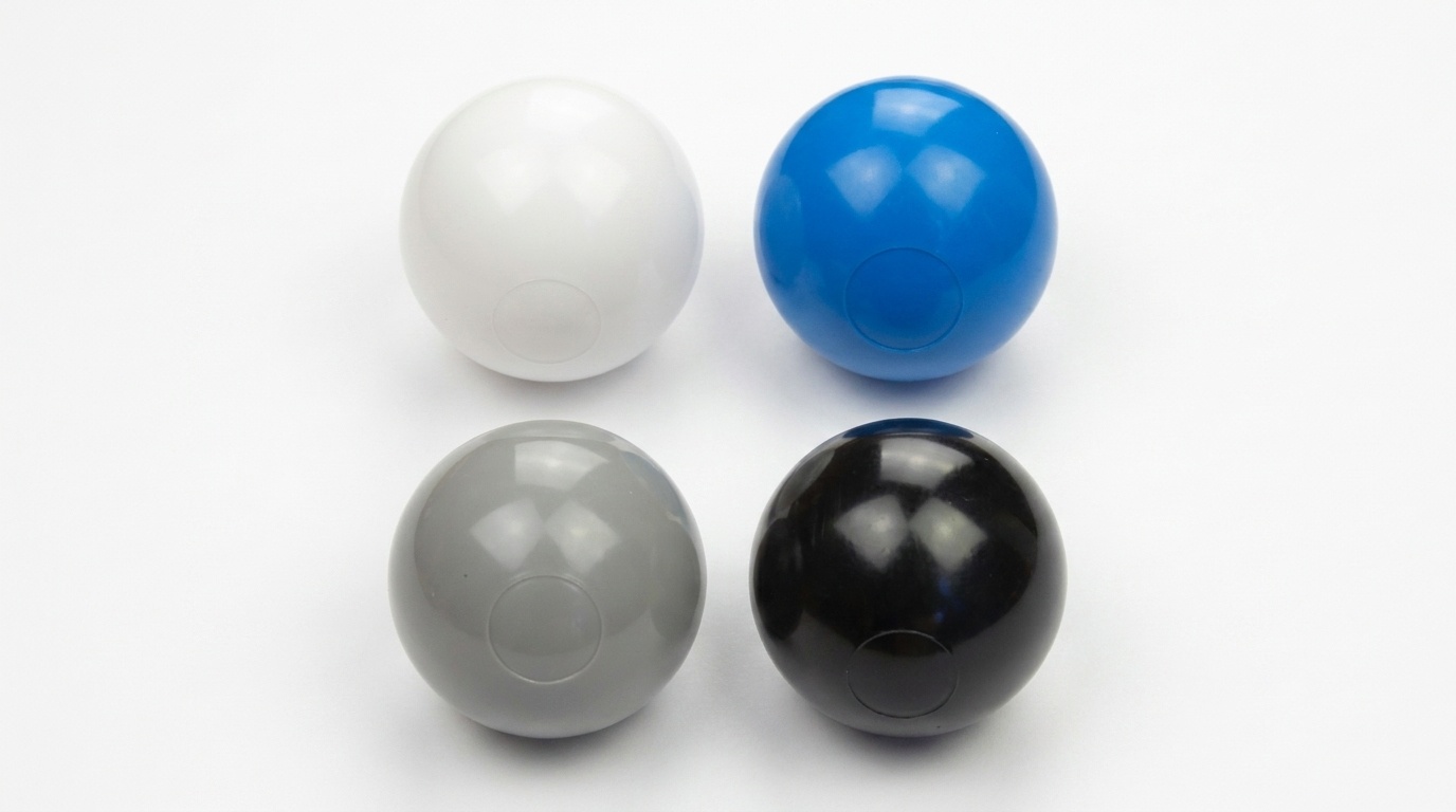 Ballenbak ballen 300 stuks 7cm, wit, blauw, grijs, zwart