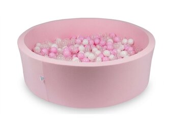 Ballenbak XXL - 700 ballen - 130 x 40 cm - ballenbad - rond roze