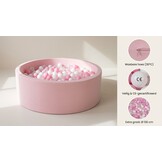 Ballenbak XXL - 700 ballen - 130 x 40 cm - ballenbad - rond roze