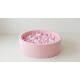 Ballenbak XXL - 700 ballen - 130 x 40 cm - ballenbad - rond roze