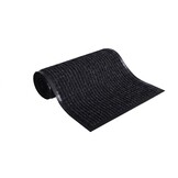 Zwarte deurmat 80x120 cm - Antislip & Absorberend Rubber