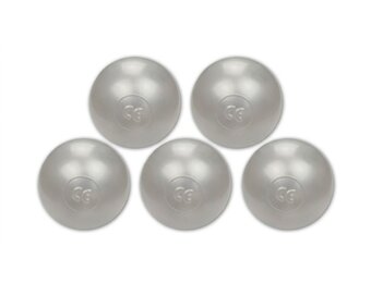 Ballenbak ballen parelmoer (70mm) 300 stuks
