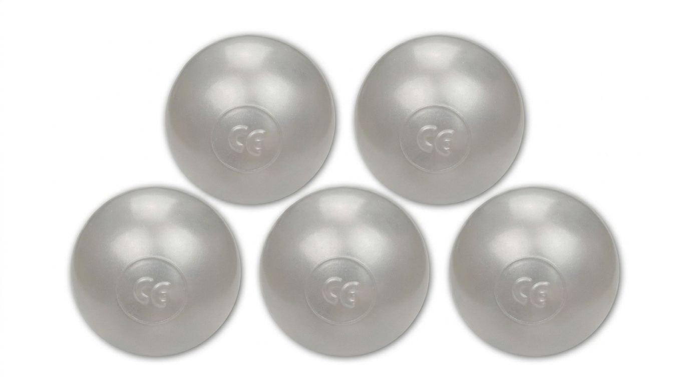 Ballenbak ballen parelmoer (70mm) 300 stuks