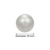 Ballenbak ballen parelmoer (70mm) 300 stuks