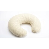 Voedingskussen 100% katoen - 80 cm - crème met crème ruitjespatroon