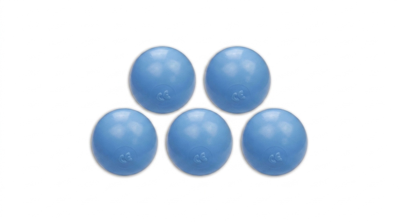 Ballenbak ballen baby blauw (70mm) 300 stuks