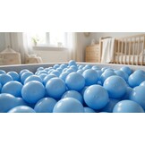 Ballenbak ballen baby blauw (70mm) 300 stuks