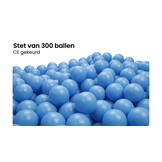 Ballenbak ballen baby blauw (70mm) 300 stuks