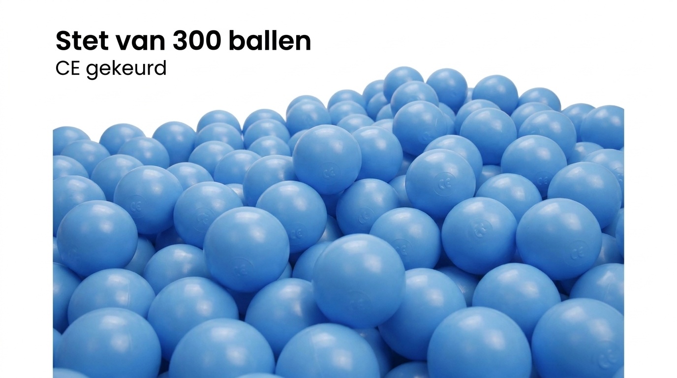 Ballenbak ballen baby blauw (70mm) 300 stuks