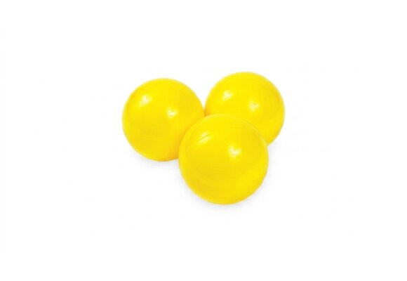 Ballenbak ballen geel (70mm) 1000 stuks