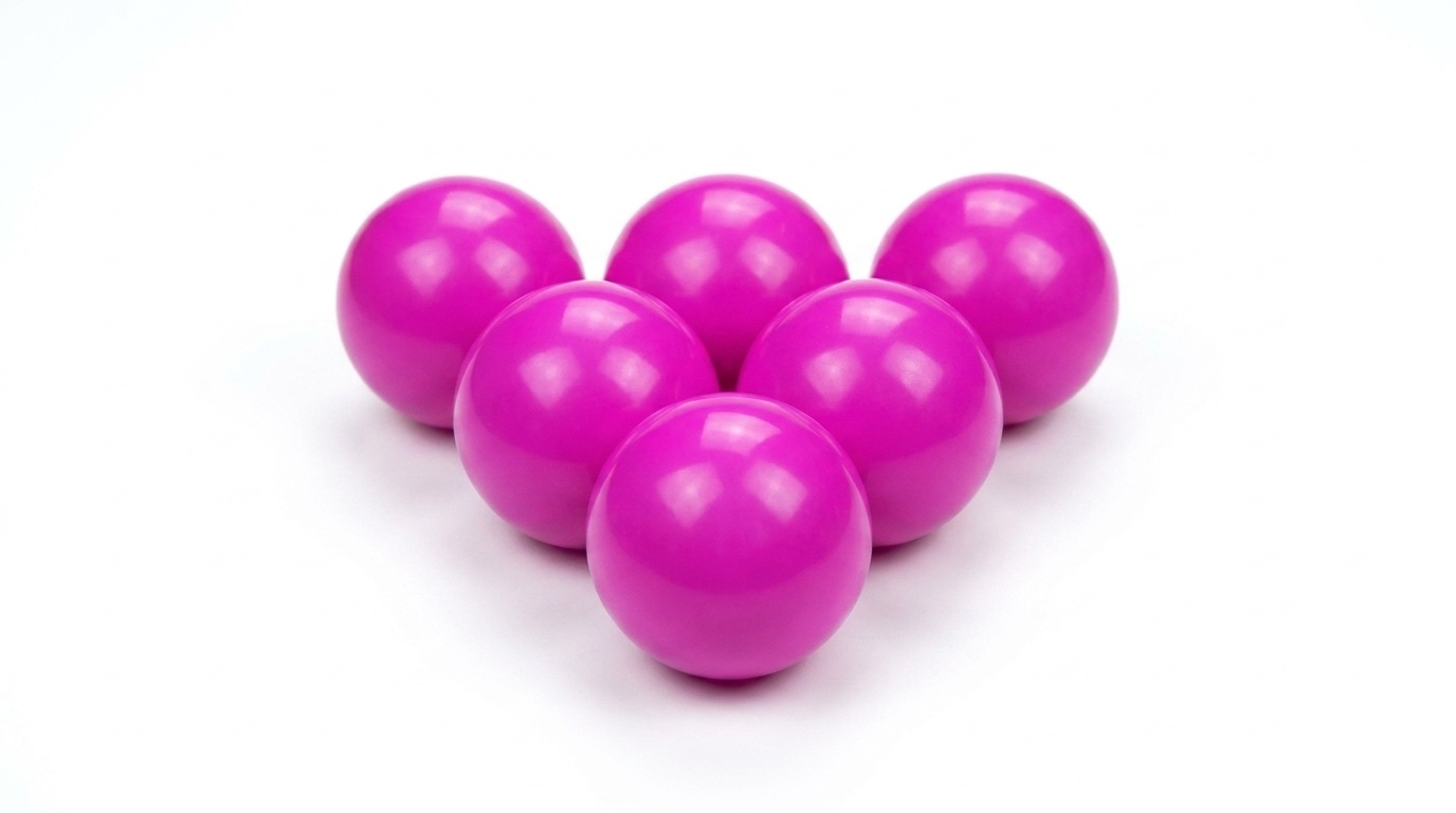 Ballenbak ballen roze (70mm) 100 stuks