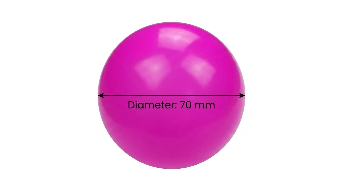 Ballenbak ballen roze (70mm) 100 stuks