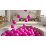 Ballenbak ballen roze (70mm) 100 stuks