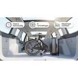 Vouwfiets 24 inch - 6 versnellingen - zwart