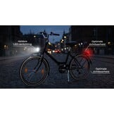 Vouwfiets 24 inch - 6 versnellingen - zwart