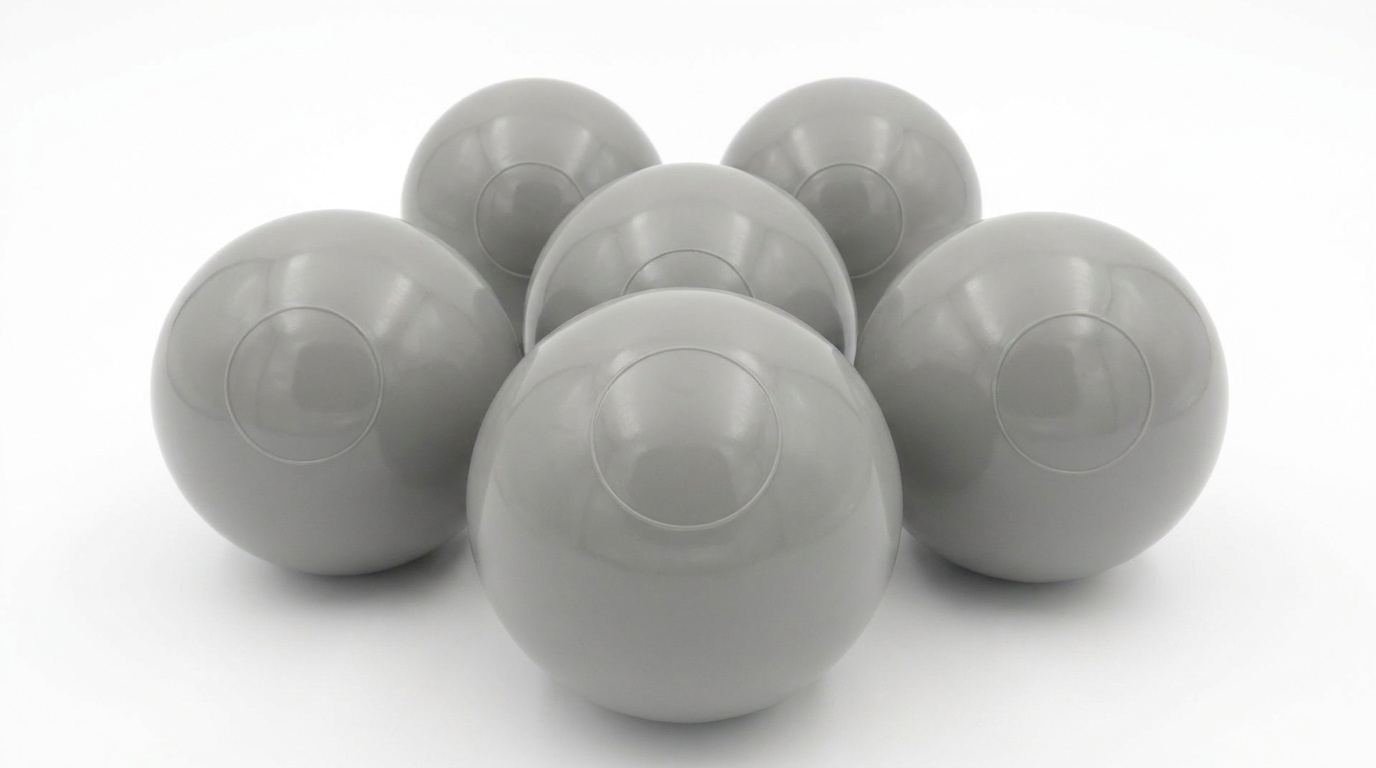 Ballenbak ballen grijs (70mm) 100 stuks