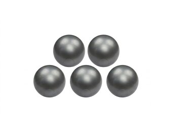 Ballenbak ballen zilver (70mm) 100 stuks