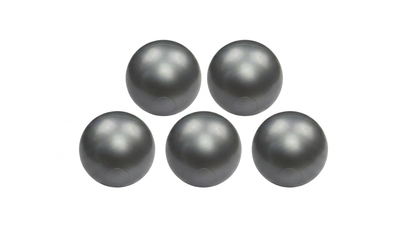 Ballenbak ballen zilver (70mm) 100 stuks