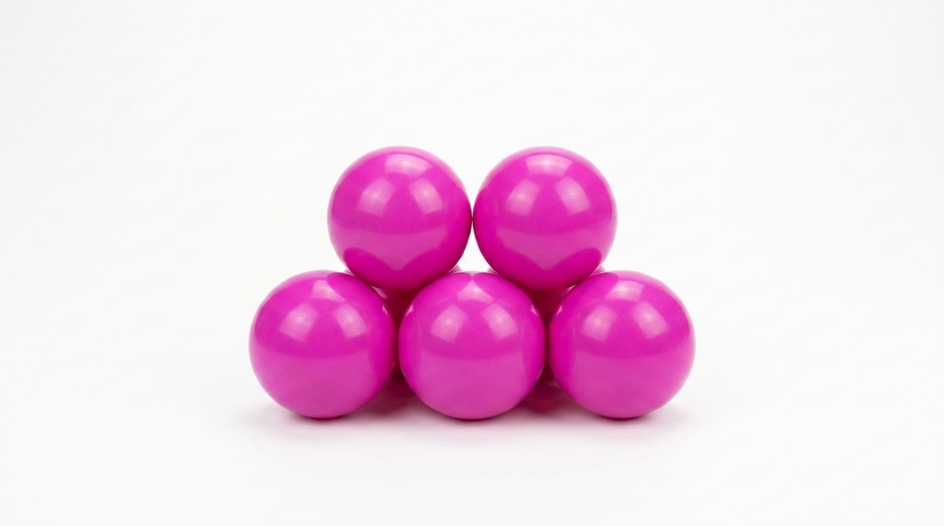 Ballenbak ballen roze (70mm) 500 stuks