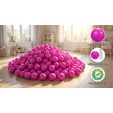 Ballenbak ballen roze (70mm) 500 stuks