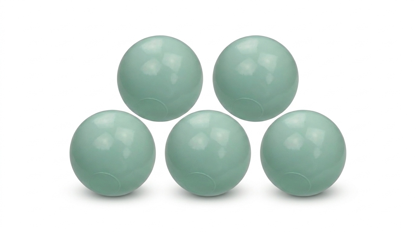 Ballenbak ballen licht mint (70mm) 1000 stuks