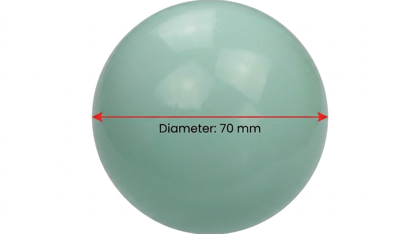 Ballenbak ballen licht mint (70mm) 1000 stuks