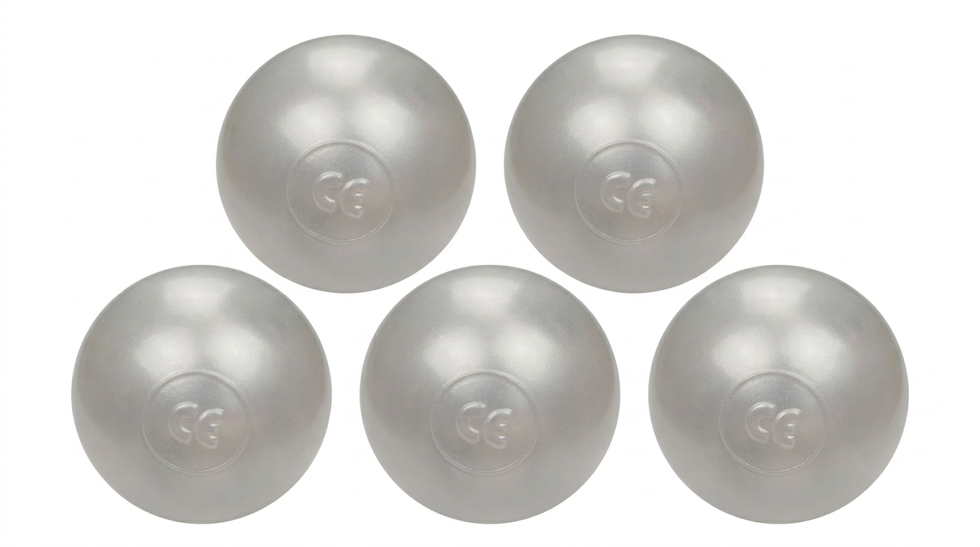 Ballenbak ballen parelmoer (70mm) 100 stuks