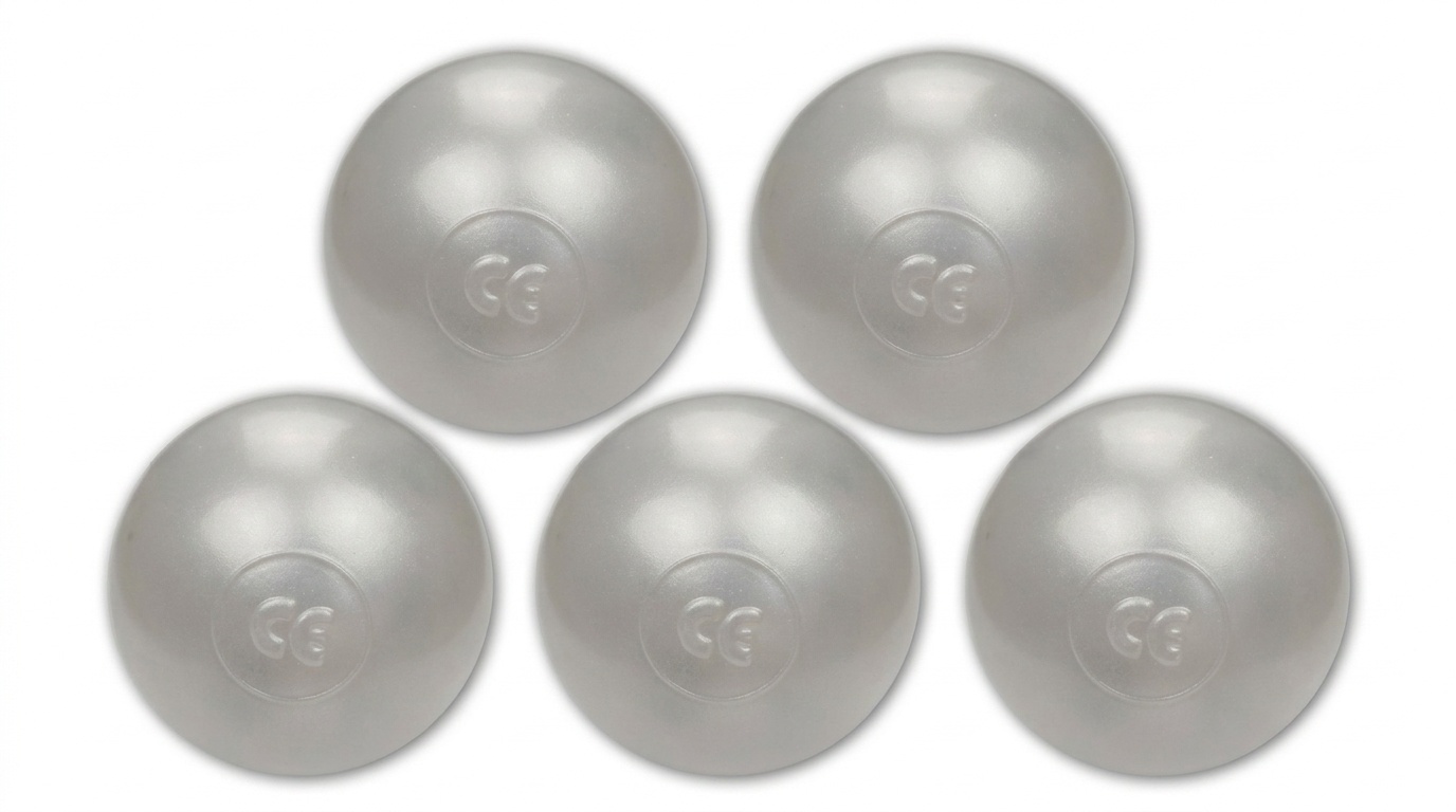 Ballenbak ballen parelmoer (70mm) 100 stuks