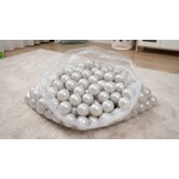 Ballenbak ballen parelmoer (70mm) 100 stuks