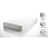 Koudschuim matras 80x160 | Kindermatras | 7 cm dik | Wit
