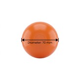 Ballenbak ballen oranje (70mm) 100 stuks