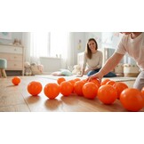 Ballenbak ballen oranje (70mm) 100 stuks
