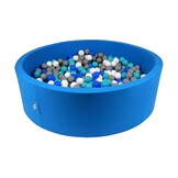 Ballenbak XXL - 700 ballen - 130 x 40 cm - ballenbad - rond blauw