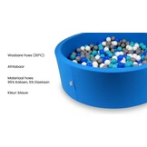 Ballenbak XXL - 700 ballen - 130 x 40 cm - ballenbad - rond blauw